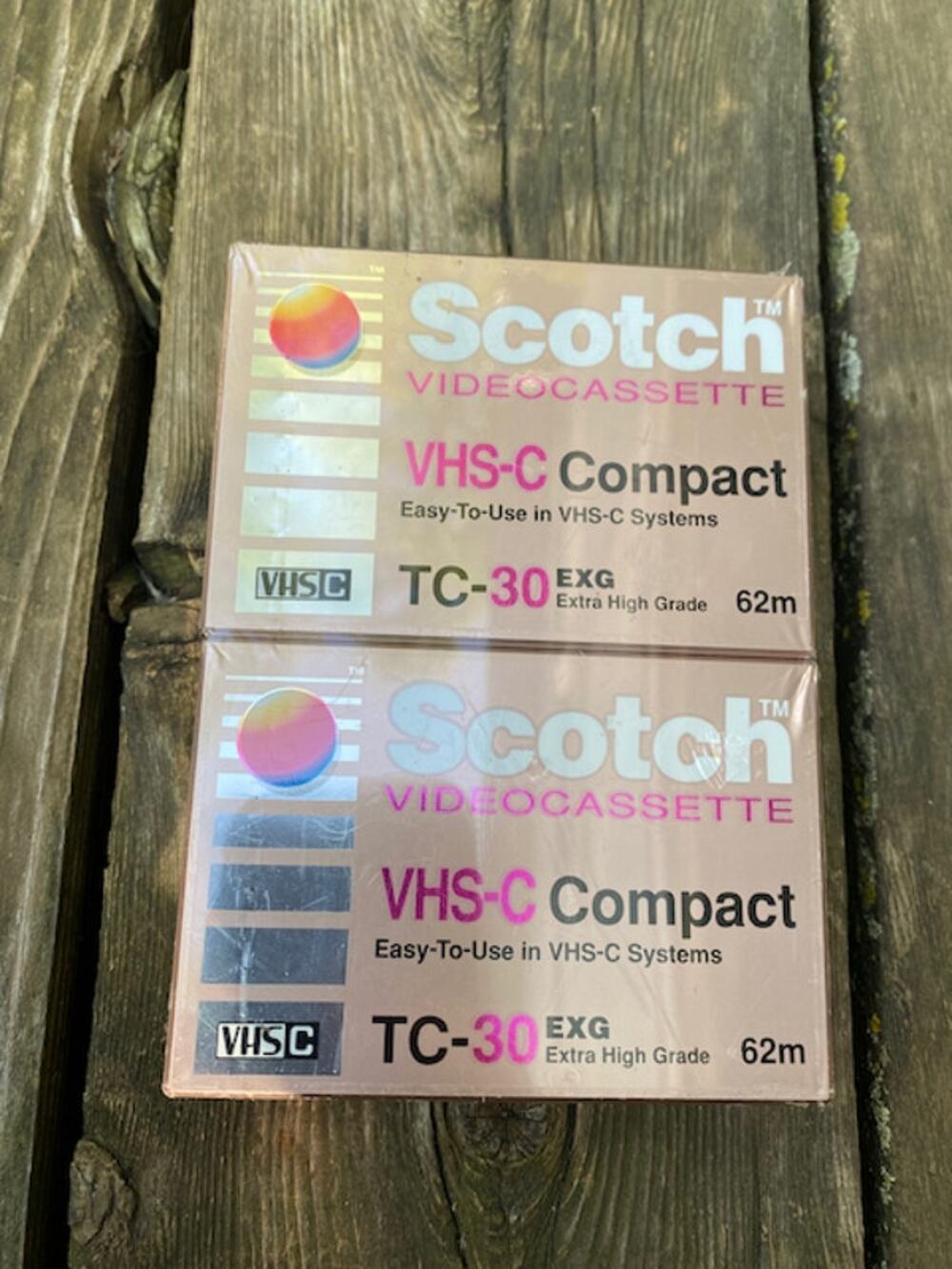 Scotch VHS-c Compact Videocassette 2 pack